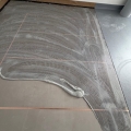 img Pose d’un sol PVC dissipateur en milieu hospitalier