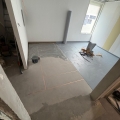 img Pose d’un sol PVC dissipateur en milieu hospitalier